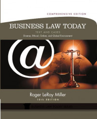 EBOOK : Business Law Today Comprehensive Edition TEXT & CASES Diverse, Ethical, Online, and Global Environment, 10th Edition