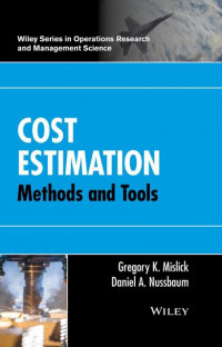 EBOOK : Cost Estimation; Methods And Tools,