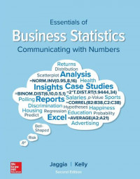 EBOOK : Essentials of Business Statistics : Communicating with Numbers, 2nd Edition