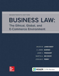 EBOOK : Business Law : The Ethical, Global, And E-Commerce Environment, 17th Edition