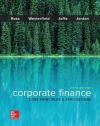 EBOOK : Corporate Finance; Core Principles & Applications, 5th Edition