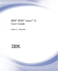 EBOOK : IBM SPSS Amos 21 User’s Guide