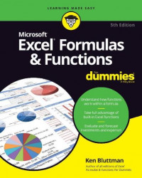EBOOK : Excel ;  Formulas & Functions For Dummies, 5th Edition