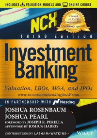 EBOOK : Investment Banking ; Valuation, LBOs, M&A, and IPOs, 3rd Edition