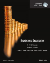 EBOOK : Business Statistics ; A First Course, 7th Global Edition