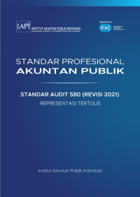 SPAP : Standar Audit 580 (Revisi 2021) ; Representasi Tertulis  (EBOOK)