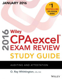 EBOOK : CPAexcel Exam Review Study Guide, January 2016 ; Auditing And Attestation