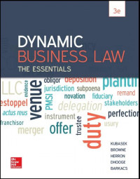 EBOOK : Dynamic Business Law: The Essentials, 3rd Edition