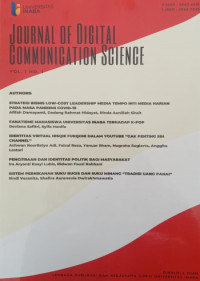 Jurnal Of Digital Communication Science